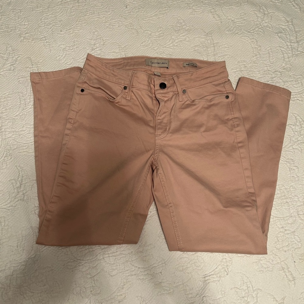 Calvin Klein Jeans.  Pink in color Size 6